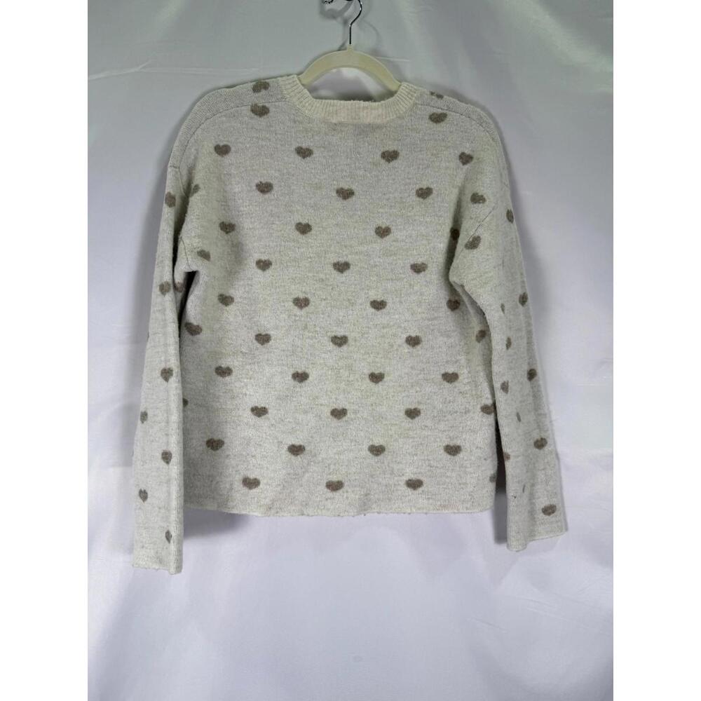 Lolly Hearts SweaterSplendid Off-White Lolly Hearts Sweater Size S/P (READ) - Picture 4 of 16